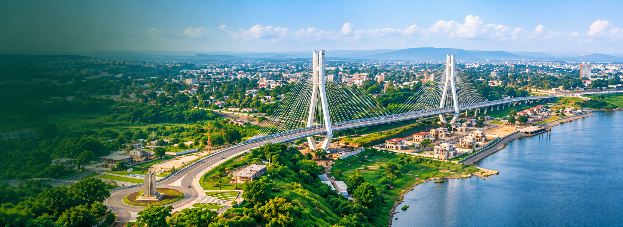 Vue panoramique de Brazzaville